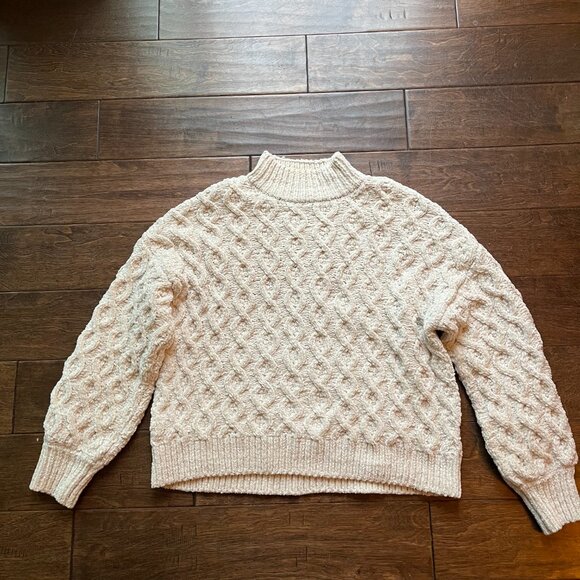 Sanctuary Sweaters - Sanctuary Women's Cable Mock Neck Sweater